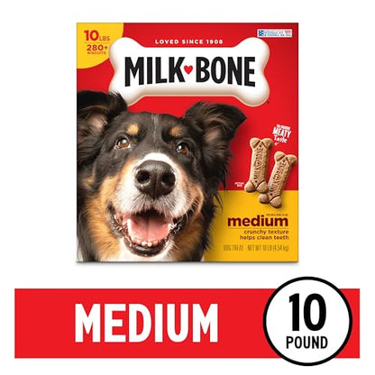 Milk-Bone Original Dog Treats Biscuits for Medium Dogs, 10 Pound