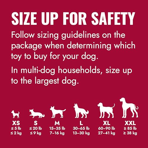 KONG Classic Stuffable Dog Toy - Fetch & Chew Toy for Dogs - Treat-Filling Capabilities & Erratic Bounce for Extended Play Time - Durable Natural Rubber Material - for Large Dogs