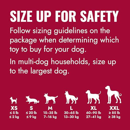 KONG Classic Stuffable Dog Toy - Fetch & Chew Toy for Dogs - Treat-Filling Capabilities & Erratic Bounce for Extended Play Time - Durable Natural Rubber Material - for Large Dogs