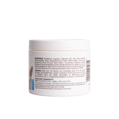 Palmer's for Pets Cocoa Butter Paw Pad and Nose Balm for Dogs, Fragrance Free Dog Skin Soother with Vitamin E for Dry Paws and Noses, Plant Based Formula, 3.5 Oz