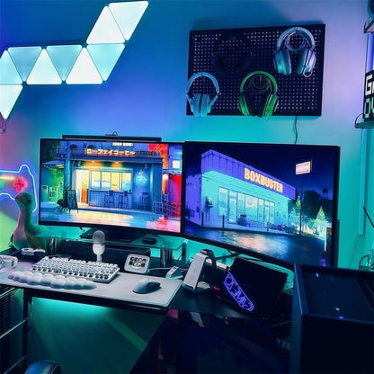 Kado 24" Class Dual Gaming Monitor Setup - 2-Pack 24" Curved 1500R 180Hz 1ms 1920x1080 Computer Monitor, Parallel Gaming AMD FreeSync Premium Panoramic, VESA Mount HDMI DisplayPort Built-in Speakers