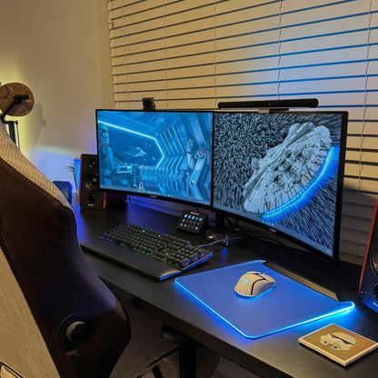 Kado Dual Gaming Monitor Setup - 2-Pack 32" 240Hz 1ms Curved 1800R 1920x1080, AMD FreeSync Premium, Panoramic Gaming Multi-View Split Screen Streaming, VESA Mount HDMI DisplayPort Built-in Speakers