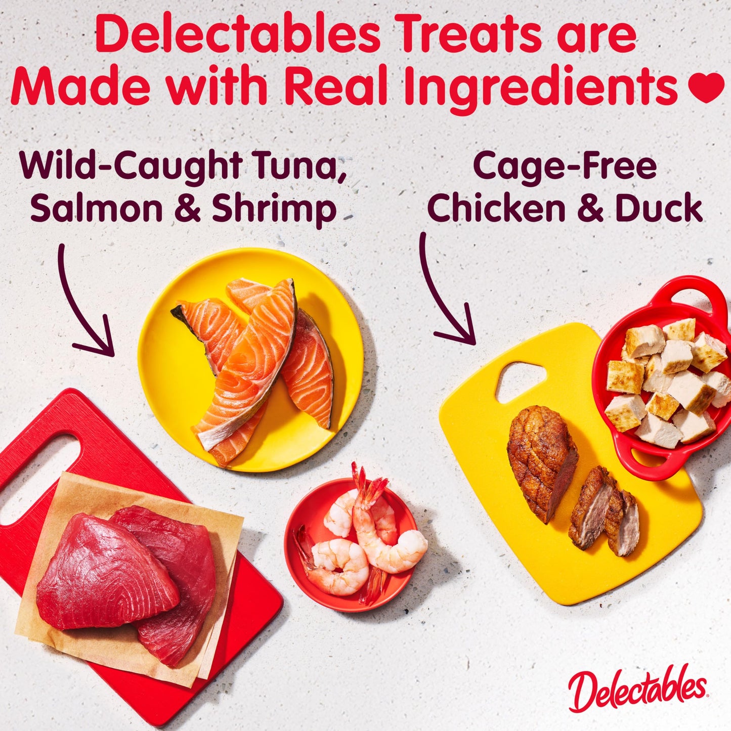 Hartz Delectables Squeeze Up Variety Pack, Creamy Squeezable Puree, Lickable Wet Cat Treats, Grain Free, No Added Fillers, No by-Products, No Added Preservatives, 0.5 Ounces Tube, 54 Tubes Total